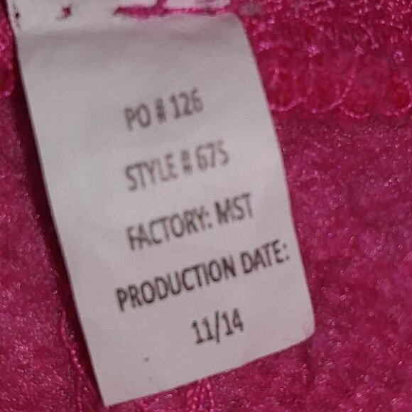 Capri Pink Sweatpants Elastic Waistband Ties 11/14 - No Brand Tag - Picture 7 of 9